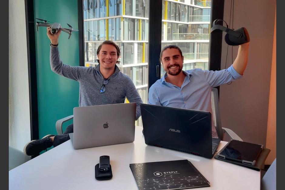 Cristian Morales y Nicolás Serrano. (Fotografía cortesía: Eyefly Technologies)