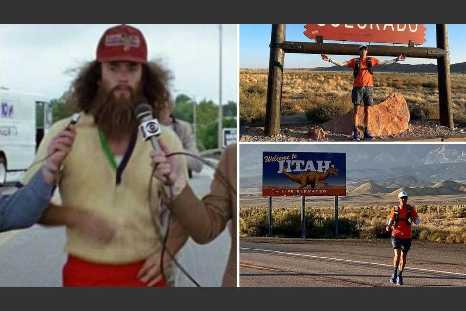 Un hombre de la Fuerza Aérea logró la hazaña de "Forest Gump" y cruzó Estados Unidos. (Foto: Instagram)