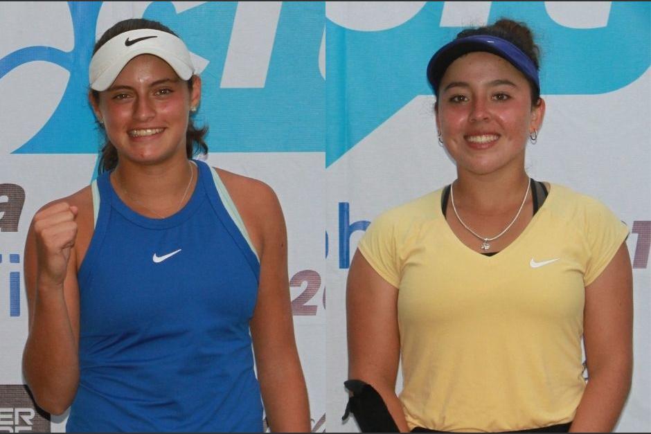 Anika Lemus (I) y Deborah Domínguez, lograron sendos triunfos en la Copa Ficohsa 2021. 