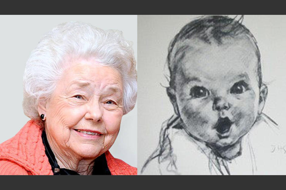 Ella es la mujer cuyo rostro, cuando era bebé, inspiró a la marca de compotas. (Foto: Twitter)