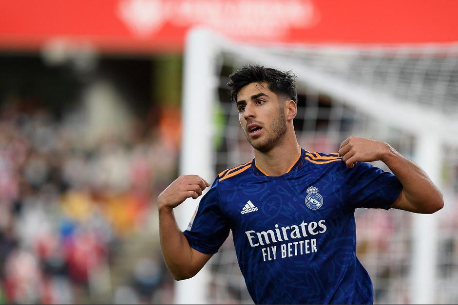 Marco Asensio abrió el marcador del triunfo merengue en su visita a Granada. (Foto: AFP)