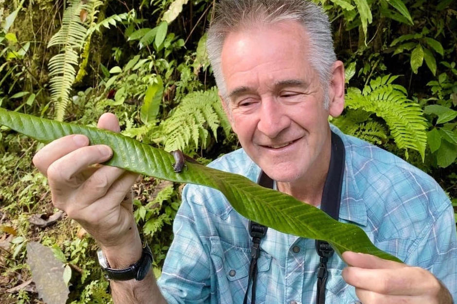 El documentalista de naturaleza británico visitó y conoció la diversidad dos área de Guatemala. (Foto: Fundaeco)
