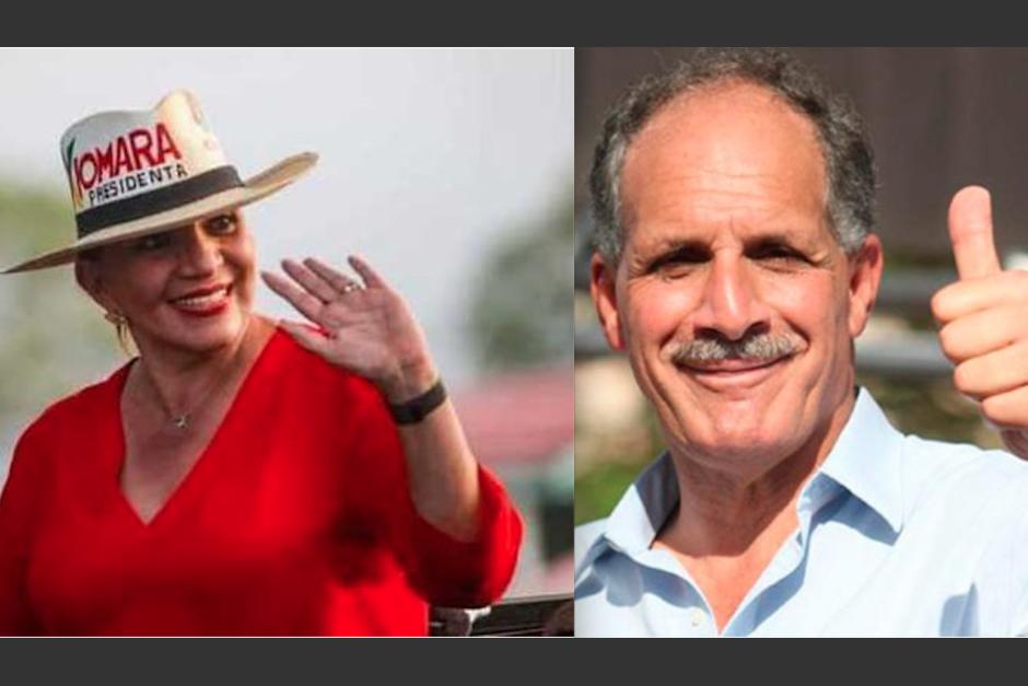 Xiomara Castro (izquierda) y Nasry Asfura (derecha) son los dos candidatos más fuertes en Honduras. (Foto: archivo/Soy502)