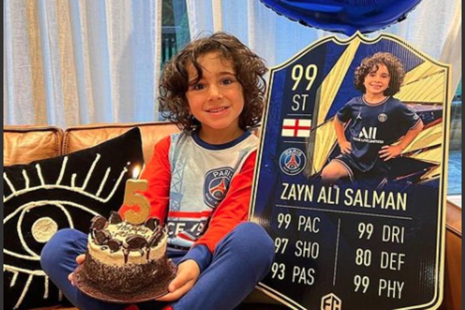 Zayn Ali Salman a sido nombrado el "pequeño Messi" por su habilidad en el fútbol. (Foto: Instagram)
