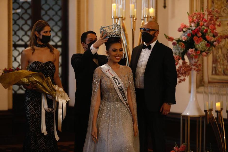 Este miércoles fue coronada Dannia Guevara Morfin como la nueva Miss Universo Guatemala 2021. (Foto: DCA)