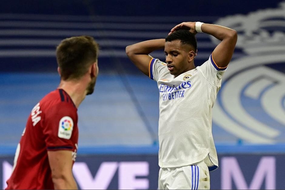 El Real Madrid empató de local frente al Osasuna. (Foto: AFP)