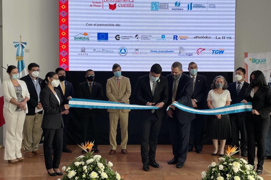 Inauguración de la Feria Internacional del Libro en Guatemala (Filgua). (Fotografía: Fernando Pinetta / Soy502)