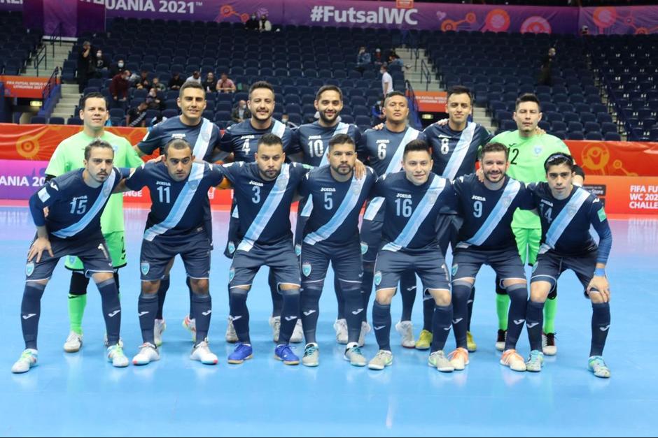 Guatemala cayó frente a Egypto 3 a 6 en el segundo encuentro del Mundial de Futsal de Lituania 2021. (Foto: FEDEFUT)