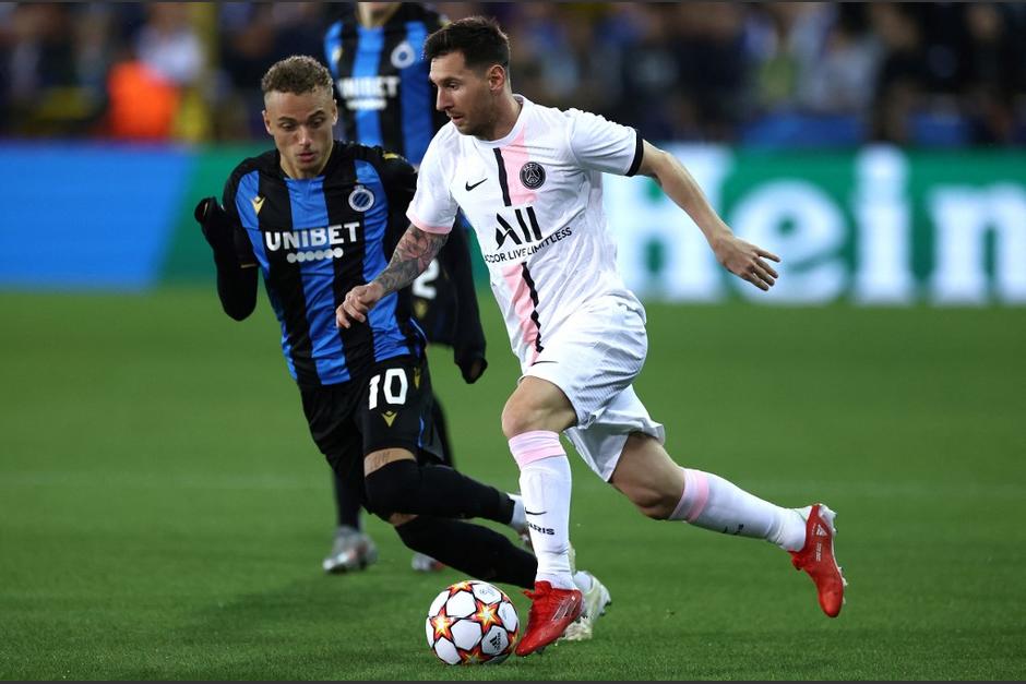 Lionel Messi jugó por primera vez un partido de Champions junto al PSG. (Foto: AFP)