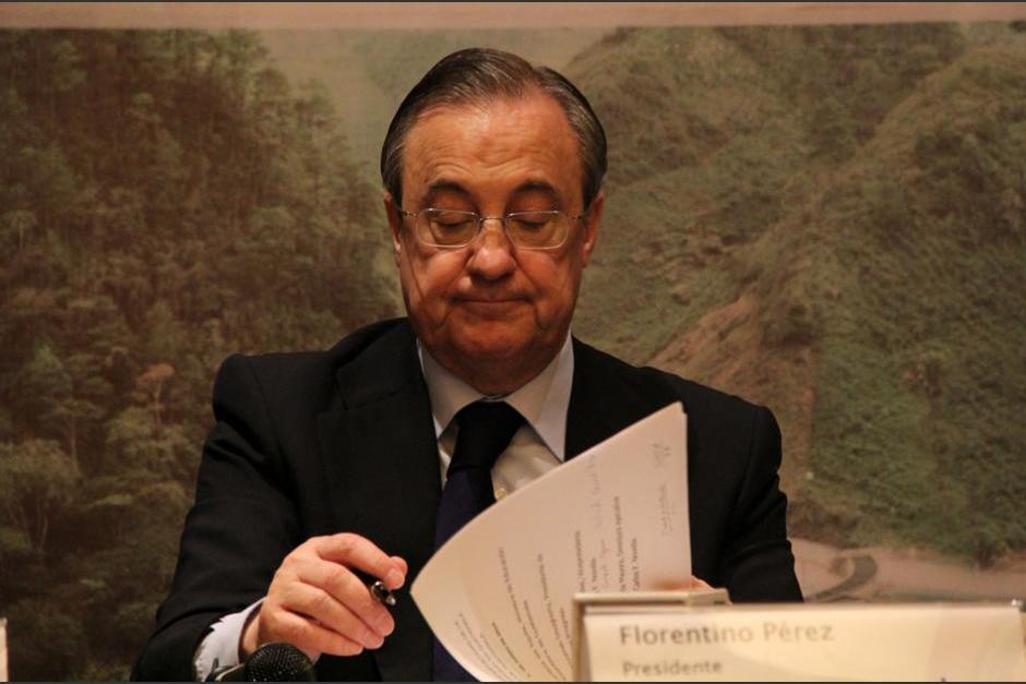Florentino Pérez, presidente del Real Madrid, tuvo un accidente automovilístico al salir del estadio Santiago Bernabéu. (Foto: Archivo/Soy502) 