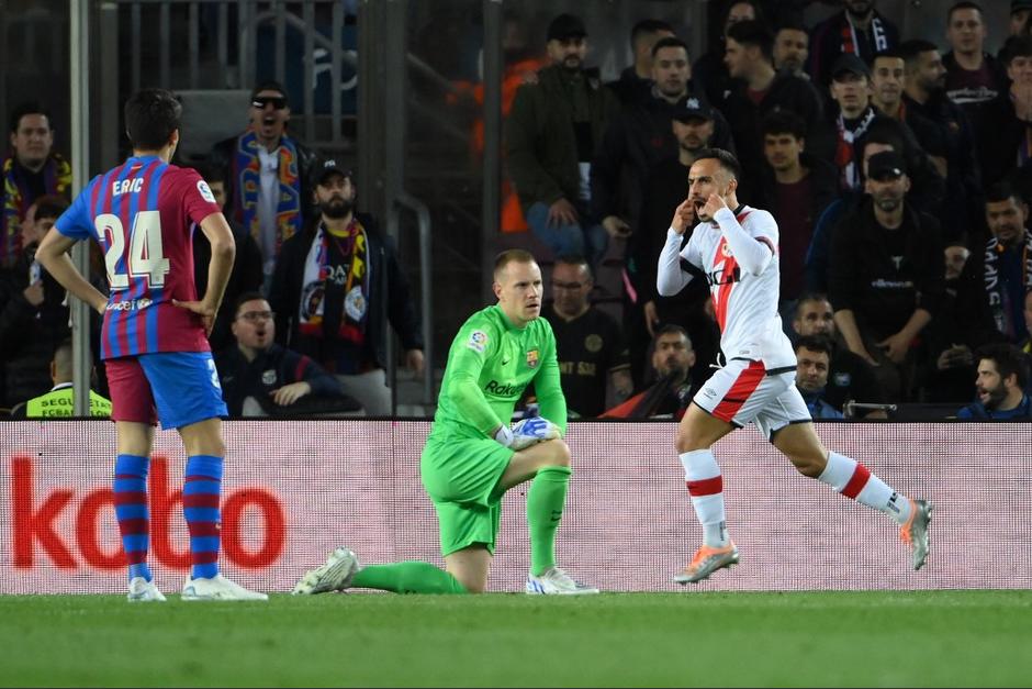 El Barcelona cayó ante el Rayo Vallecano por un gol. (Foto: AFP)