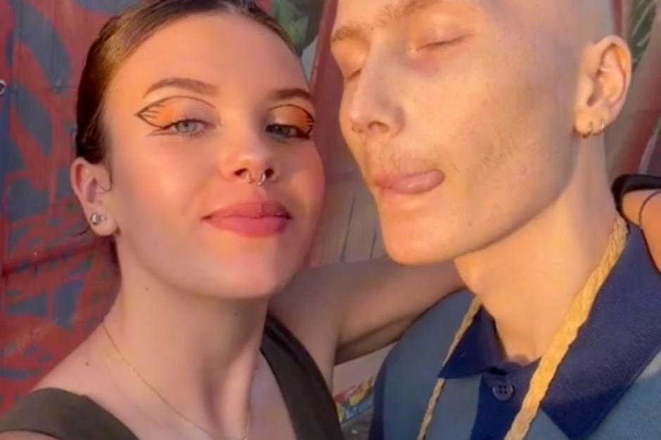 Así se despidió la joven de su novio. (Foto: Tik Tok)