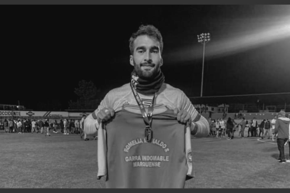 Marcos Menaldo murió a los 25 años mientras entrenaba con su equipo actual, Marquense. (Foto: Redes Sociales)