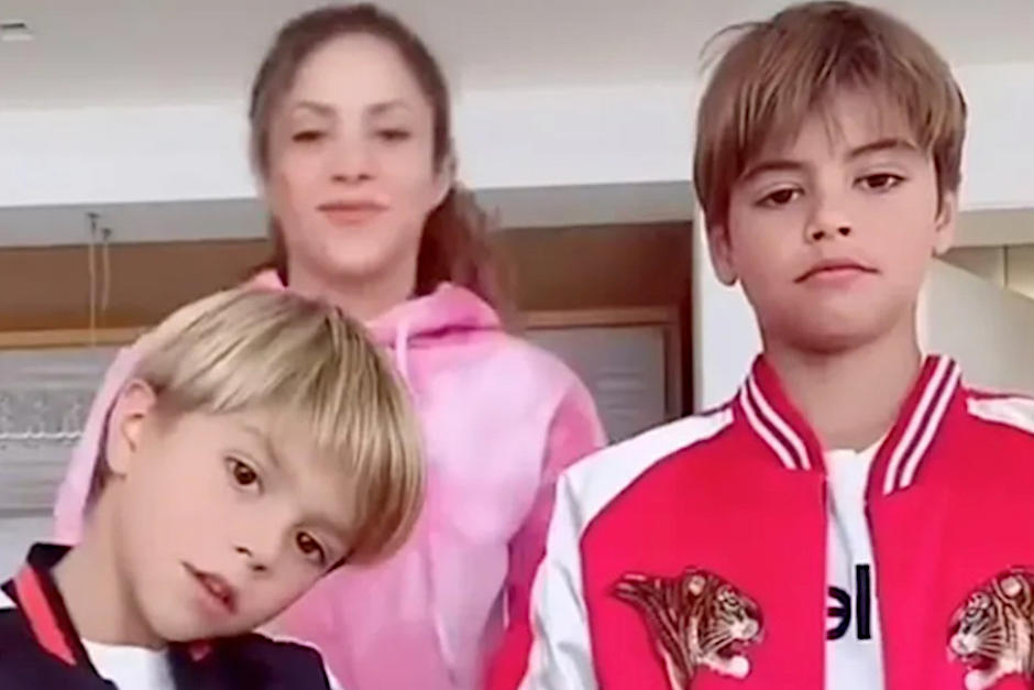 Sasha se coló en un video para Tik Tok que las chicas prepararon. (Foto: Oficial)