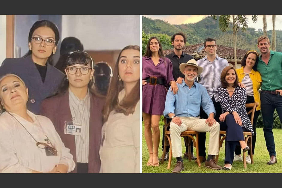 Luces Velásquez, Dora Cadavid, Mario Duarte y Diego Cadavid actuaron en las dos producciones de Fernando Gaitán. (Foto: Canal RCN)