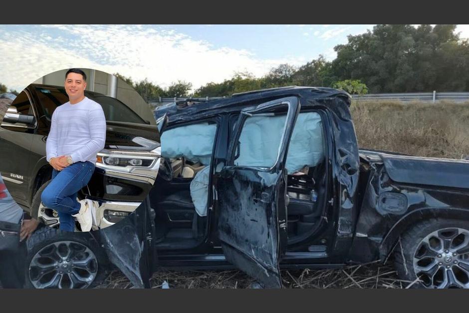 Eduin Caz, vocalista de Grupo Firme sufrió accidente de tránsito en Culiacán, México. (Foto: Twitter Power Van Buuren) 