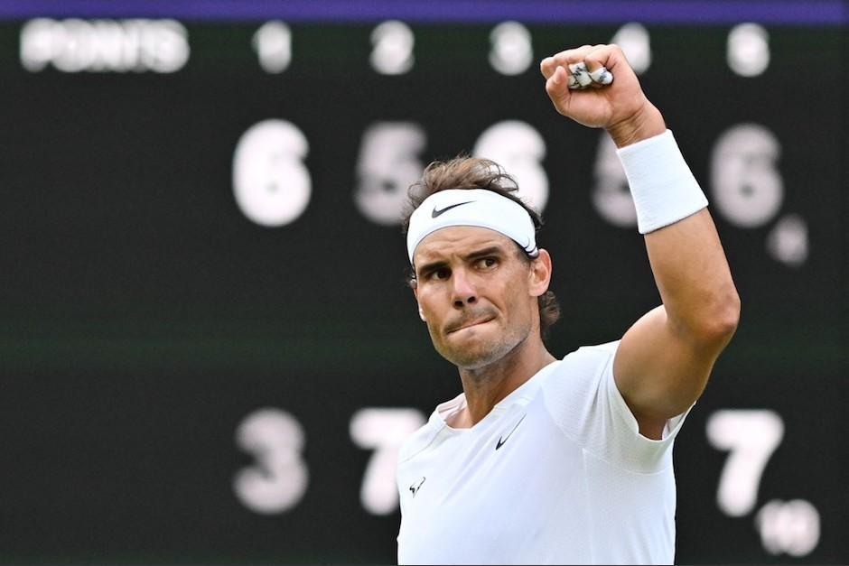 Rafael Nadal pudo clasificarse este miércoles a las semifinales de Wimbledon. (Foto: AFP)