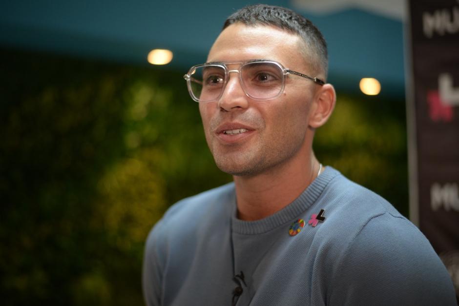 Benjamín Aguilar en la sede de ONU Guatemala. (Foto: Wilder López/Soy502)