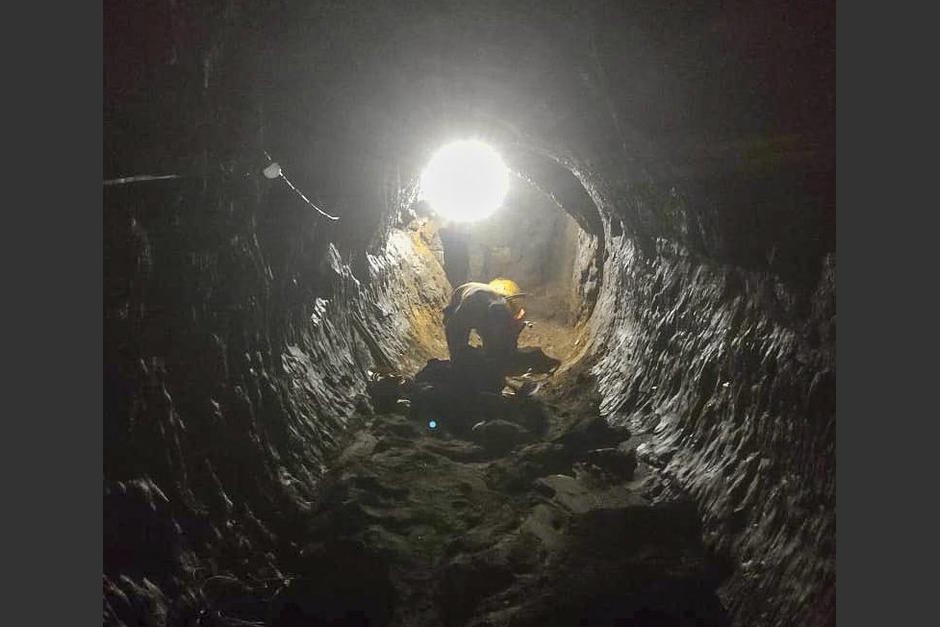 Así avanzan los trabajos de Covial para la construcción de un nuevo colector parelelo al que se encontraba dañado y habría provocado el hundimiento. (Foto: Covial)