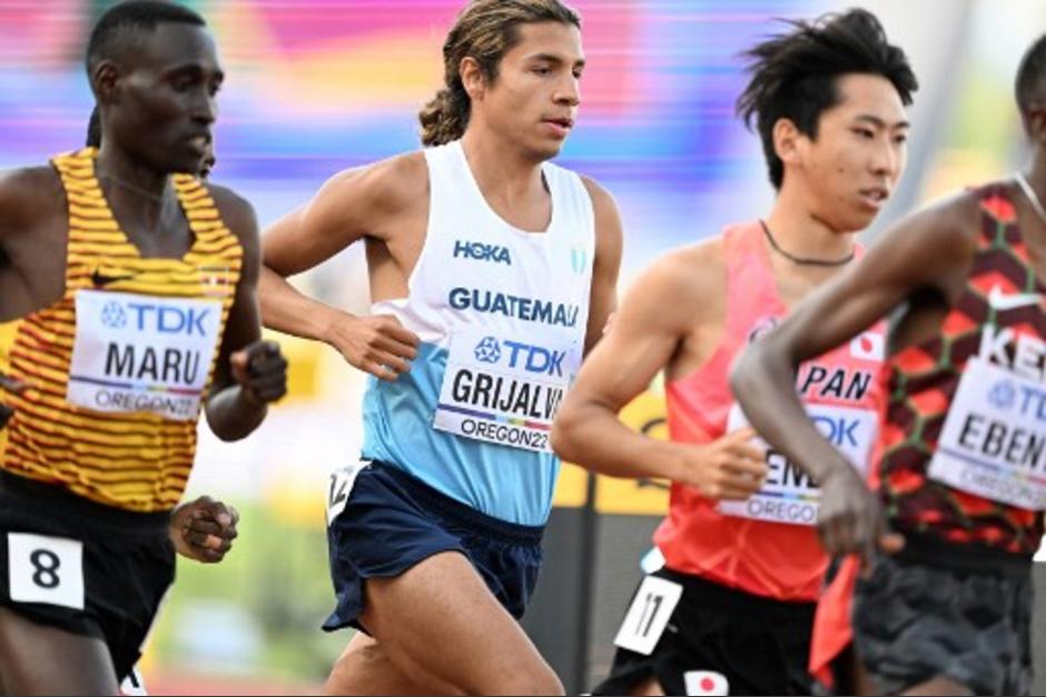 Luis Grijalva se enfrenta esta tarde a la final de 5,000 metros planos en el mundial de atletismo. (Foto: AFP)
