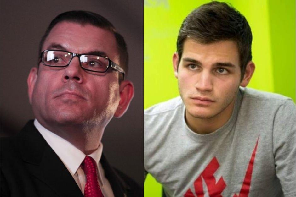 Manuel Baldizón, diputado y expresidenciable y su hijo Jorge Baldizón, quien incursiona en la política. (Foto: Facebook/Jorge Baldizón)