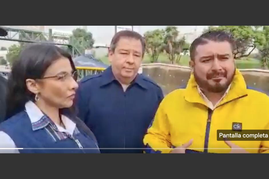 La diputada Shirley Rivera junto al alcalde de Villa Nueva, Javier Gramajo. (Foto: Captura de pantalla) 