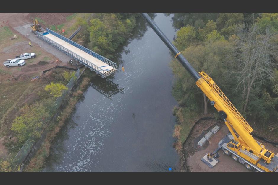 Los puentes que se colocarán en el agujero de Villa Nueva son de fácil ensamblaje. (Foto: Acrow)