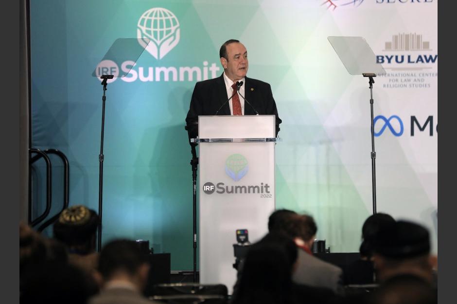 El presidente Alejandro Giammattei asegura que Guatemala fue incluida en la lista negra de violaciones a derechos humanos por firmar en consenso de Ginebra. (Foto: @DrGiammattei)