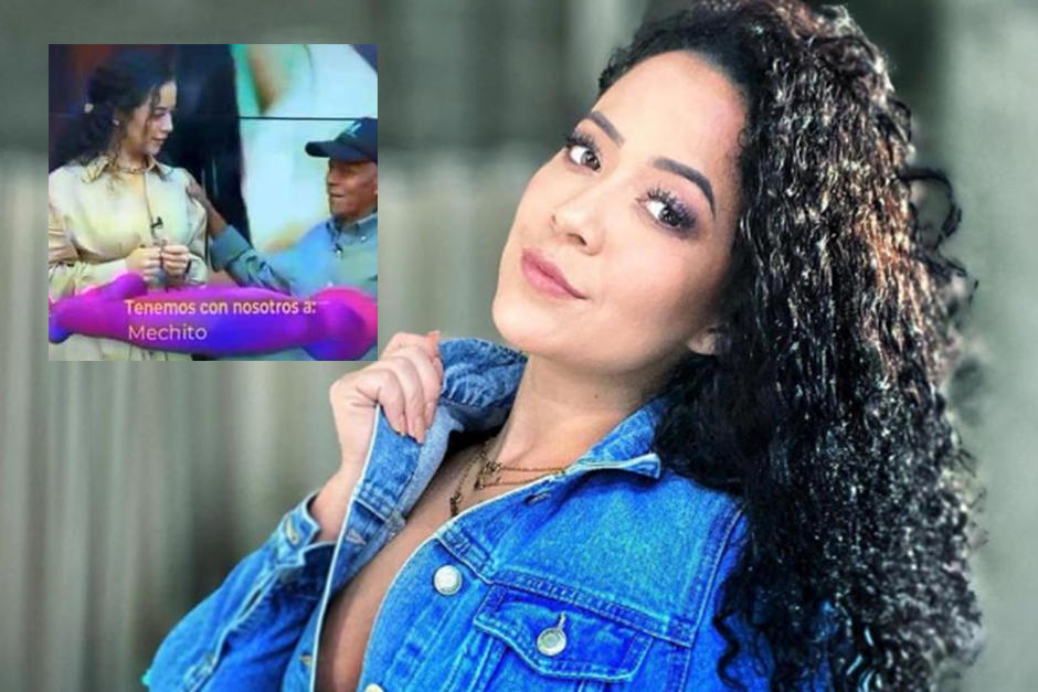 Danna Castillo tuvo que contenerse y fingir que la situación no era para tanto. (Foto: Redes Sociales)