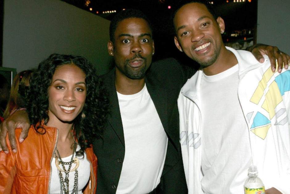 Will, Chris y Jada son grandes amigos desde hace años. (Foto: AFP)