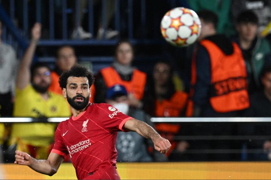 Mohamed Salah ya retó al Real Madrid para la final de la Champions League. (Foto: AFP)