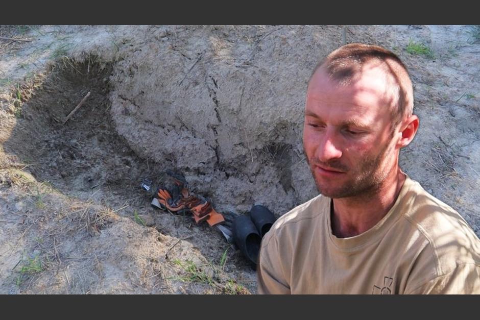 Mykola Kulichenko fue torturado y enterrado vivo por soldados rusos. (Foto: Twitter)