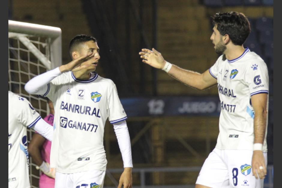 Allan Yanes anotó un gol de chilena que le dio el triunfo a Comunicaciones. (Foto: Twitter oficial)