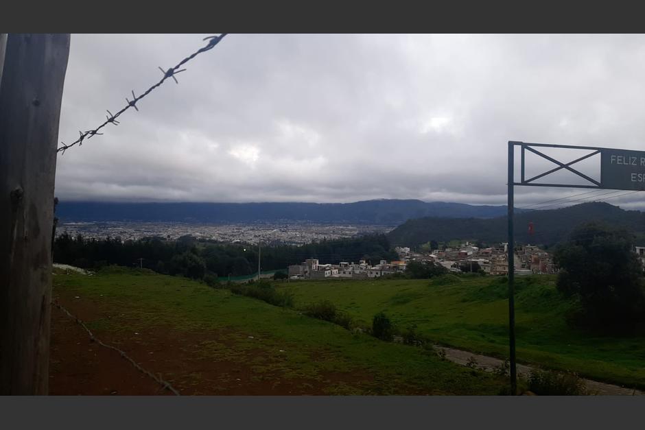 Quetzaltenango amaneció nublada y con frío. (Foto: Cruz Roja)