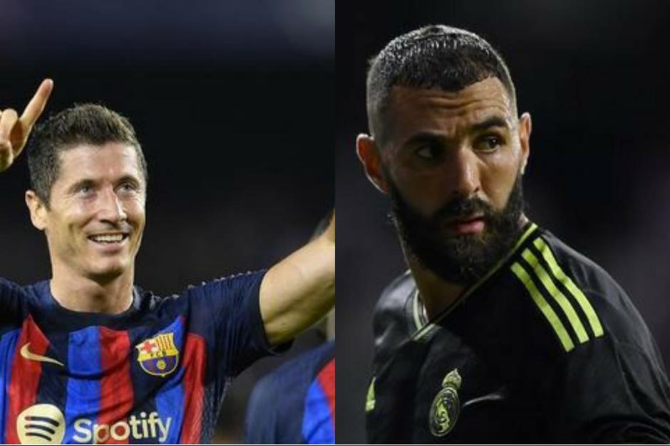 Lewandowski y Benzema lucieron relojes que son catalogados los más caros del mundo. (Foto: AFP)