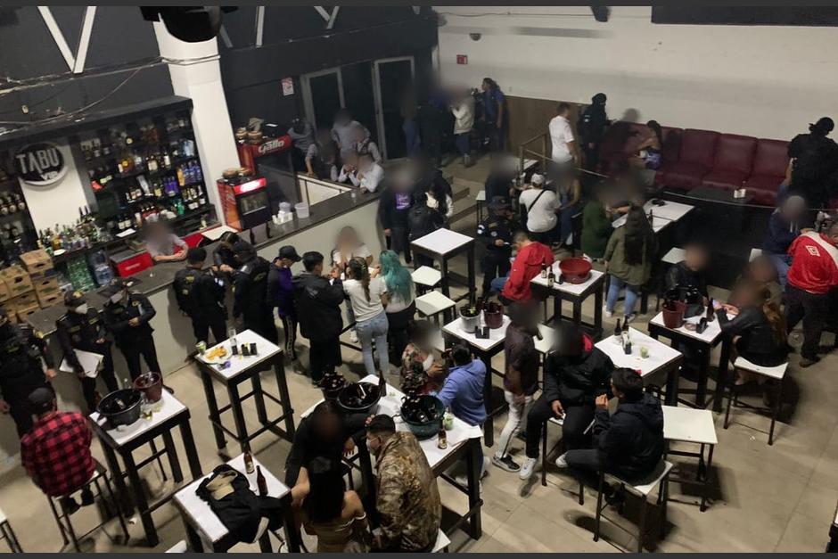 Llamadas anónimas alertaron a las autoridades sobre los eventos fuera del horario de ley. (Foto: PNC)