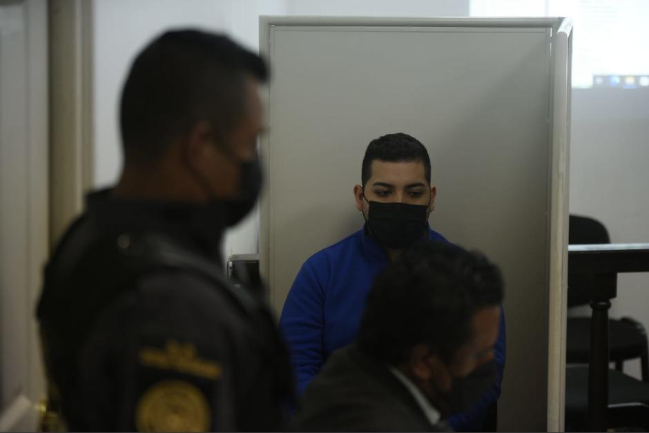 Jorge Zea está acusado por el femicidio de Luz María. Hoy continuó el juicio en su contra. (Foto: Wilder López /Soy502)