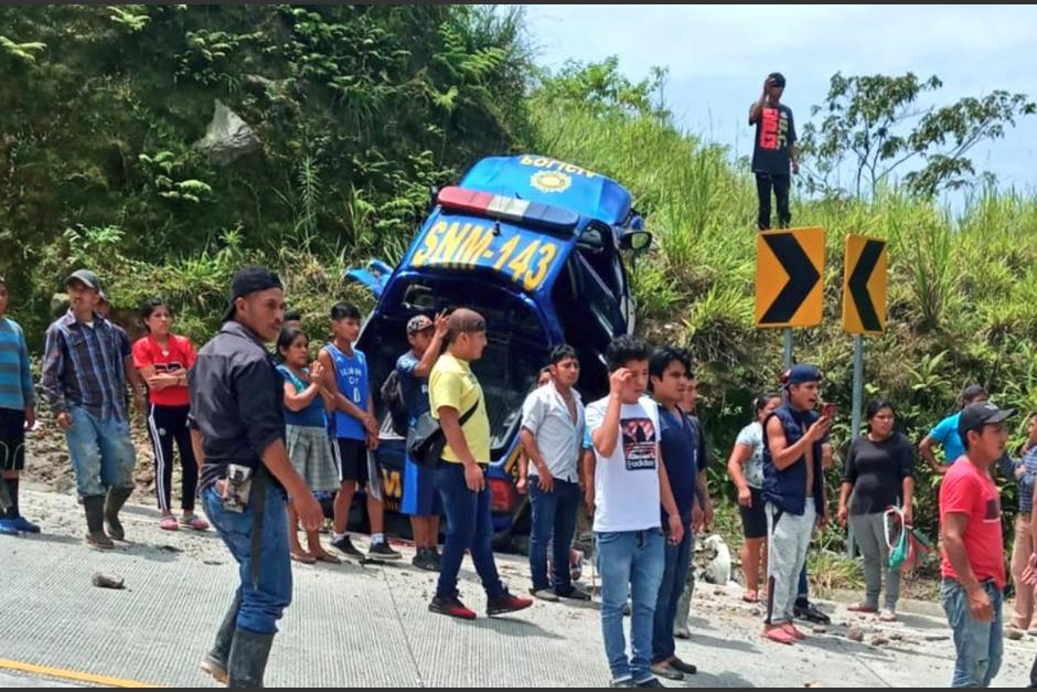 Un accidente de tránsito se reportó en San Marcos. (Foto: CBMD)