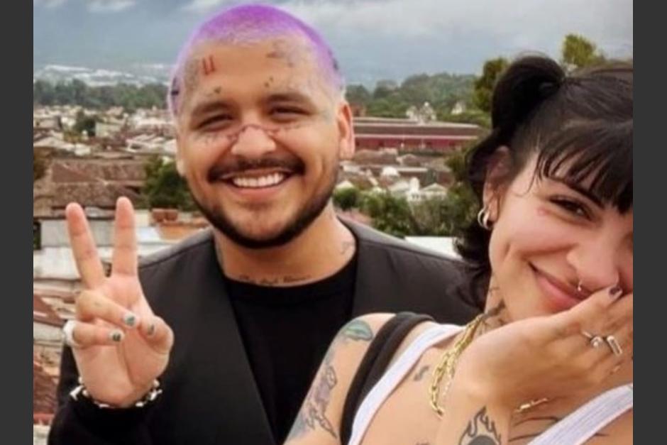 Cazzu y Nodal estuvieron de visita en Guatemala en julio. (Foto: Redes sociales)