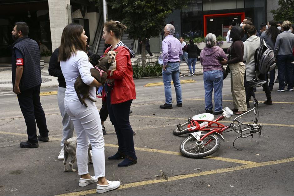 El sismo se registró en medio de un simulacro. (Foto: AFP) 