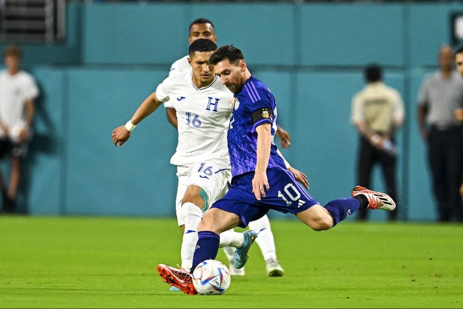 Argentina derrotó a Honduras con un golazo de Messi incluído. (Foto: AFP)