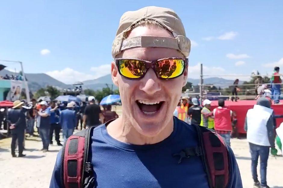 Jerry es un norteamericano que no se pierde las peleas en Chivarreto. (Foto: Cortesía)