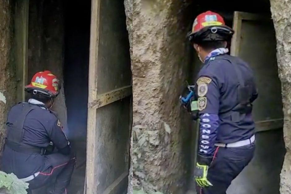 El Lunes Santo un grupo de Bomberos Departamentales localizó una misteriosa puerta en Tecpán Guatemala. (Foto: Archivo/Soy502)