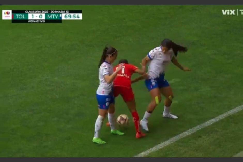 Una jugadora mexicana llamó la atención por su peculiar apellido. (Foto: captura de video)