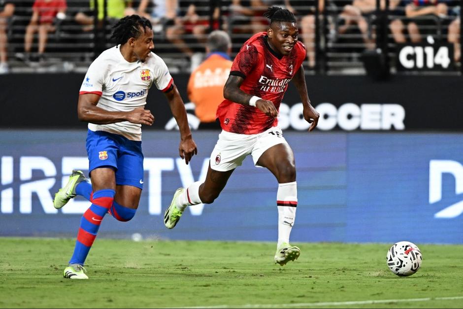 El FC Barcelona se enfrentó al AC Milán de Italia en un amistoso realizado en Estados Unidos. (Foto: AFP)