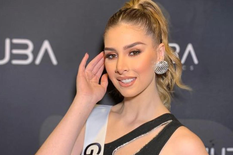 El novio de la representante de Guatemala la acompañó en la gala. (Foto: Miss Universe)