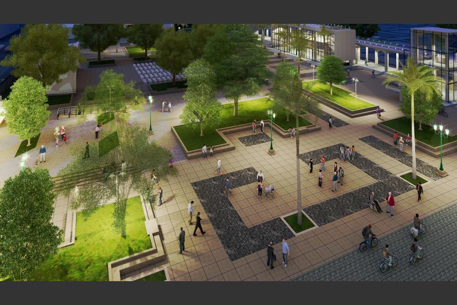 El proyecto iniciará en los próximos días y permitirá recuperar un espacio para los ciudadanos. (Render: Muni Guate)