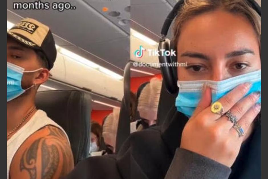 Dos exnovios tuvieron que vacacionar juntos ya que el viaje no era reembolsable. (Foto: captura de video)