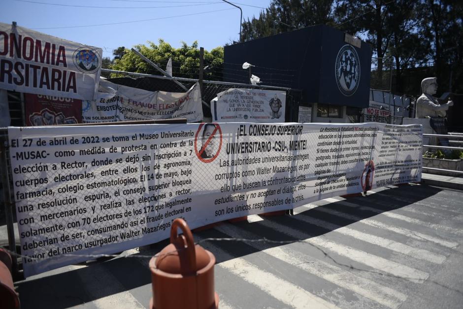 Estudiantes mantienen tomada las Usac desde hace más de nueve meses. (Foto: Wilder López/Soy502)