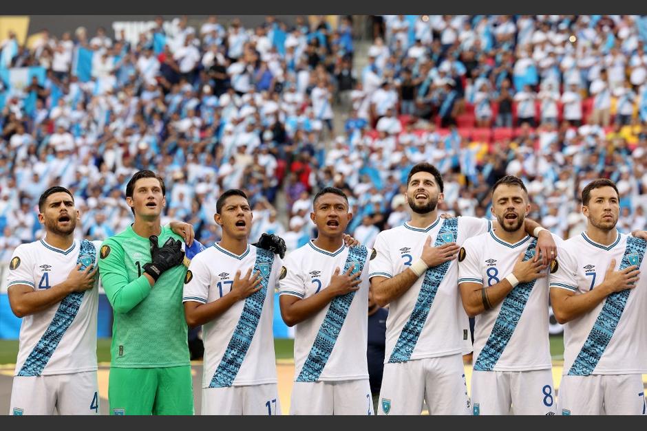 La selección de Guatemala frente a Guadalupe en 2023. (Foto: AFP)